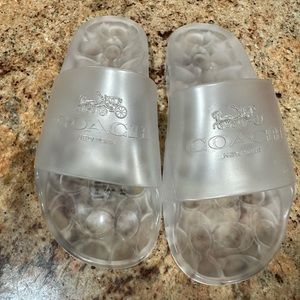Coach - clear sandals